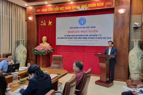Giao lưu trực tuyến giải đáp về chính sách BHXH, BHYT