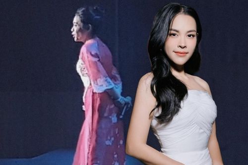 Ngọc Mai giấu micro sau lưng, hát opera vang vọng khắp khán phòng: Đẳng cấp vocalist!