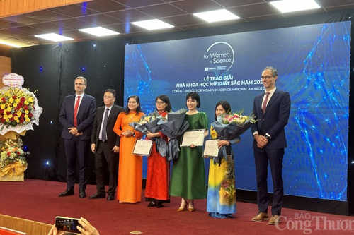 3 nhà khoa học nữ xuất sắc được nhận Giải thưởng Khoa học L'Oreál – UNESCO năm 2023