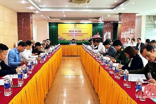Lấy ý kiến góp ý vào Dự thảo thông báo của Ủy ban MTTQ tỉnh tại Kỳ họp thứ 17, HĐND tỉnh khóa XVIII