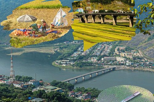 Kéo lưới, bẫy tôm lòng hồ thủy điện