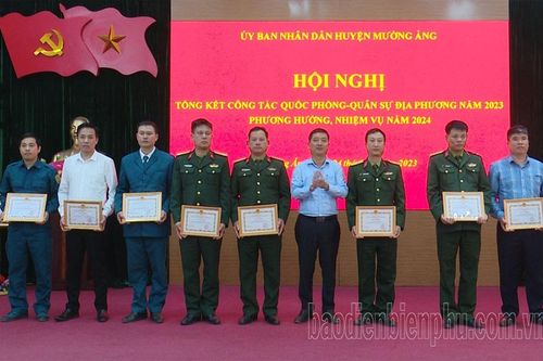 Mường Ảng tổng kết nhiệm vụ quốc phòng, quân sự năm 2023