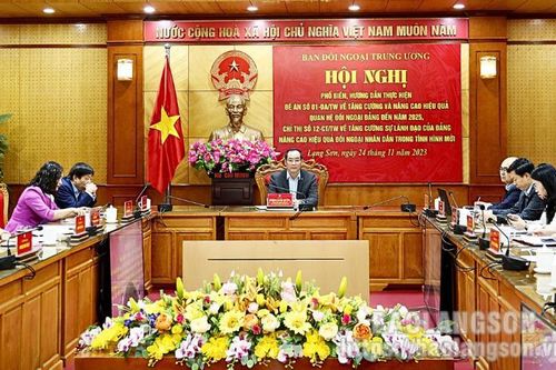 Phổ biến quán triệt thực hiện Đề án số 01 và Chỉ thị số 12: Tiếp tục nâng cao hiệu quả hoạt động công tác đối ngoại Đảng, đối ngoại nhân dân