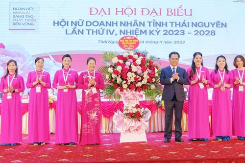 Hội Nữ doanh nhân tỉnh Thái Nguyên: 'Đoàn kết - Nhân ái - Sáng tạo - Phát triển - Bền vững'