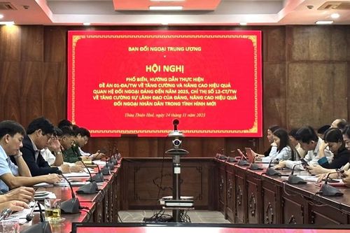 Nâng cao hiệu quả đối ngoại Nhân dân trong tình hình mới