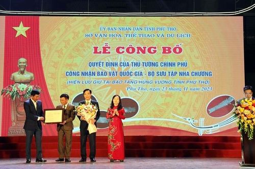 Phú Thọ: Tổ chức Lễ công bố Bảo vật quốc gia và Di sản văn hóa
