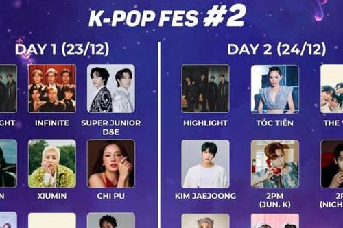 Đại nhạc hội K-Pop Open Air #2 'đổ bộ' Hà Nội dịp Giáng sinh