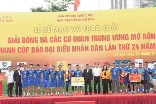 Bế mạc Giải bóng đá các cơ quan T.Ư mở rộng năm 2023