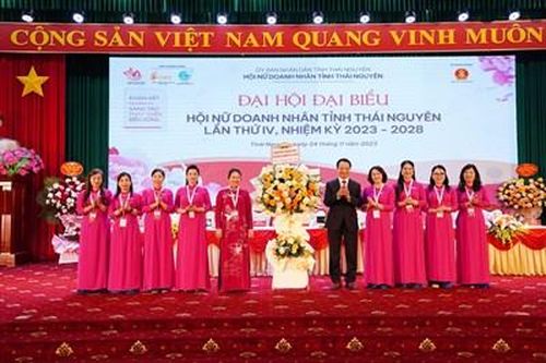 Bà Nguyễn Thị Vinh tiếp tục được bầu làm Chủ tịch Hội nữ Doanh nhân tỉnh Thái Nguyên