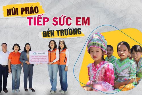 Núi Pháo tiếp sức em đến trường