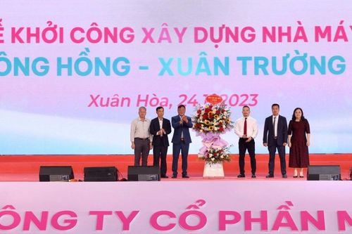 May Sông Hồng (MSH): Khởi công nhà máy mới với công suất 3 triệu sản phẩm/năm