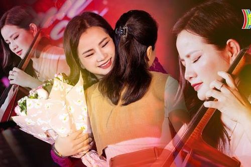Giáng Son xúc động trước tiếng đàn cello của Bùi Hà Miên