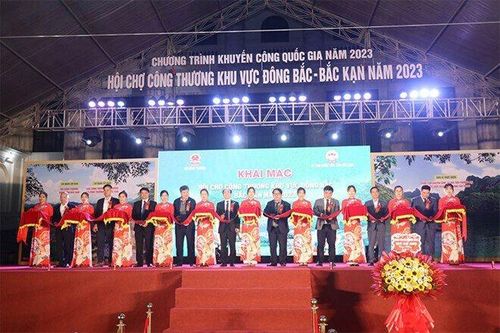 Khai mạc Hội chợ Công Thương khu vực Đông Bắc - Bắc Kạn 2023