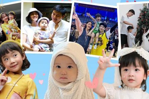 Những gia đình trẻ đáng yêu của V-Biz: Bố mẹ cũng 'lu mờ' vì thế lực nhí đình đám