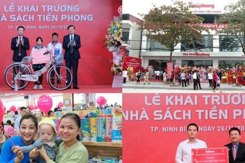 Khai trương Nhà sách Tiền Phong tại Ninh Bình: Trải nghiệm mua sắm hoàn toàn mới