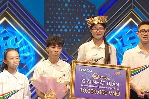 Nữ sinh Nhân văn giành vòng nguyệt quế Đường lên đỉnh Olympia 24