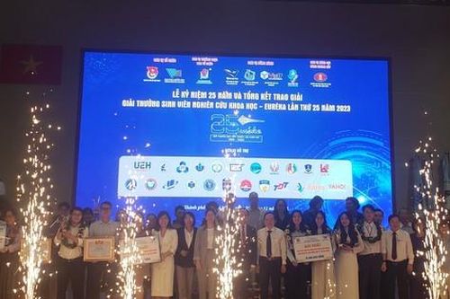 Trao 14 giải Nhất sinh viên Nghiên cứu Khoa học Euréka năm 2023