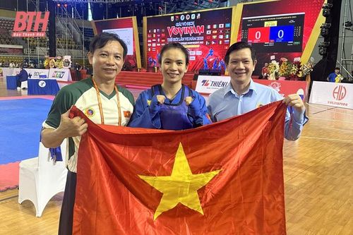 VĐV Lê Thị Hiền giành HCV tại Giải vô địch Vovinam thế giới 2023