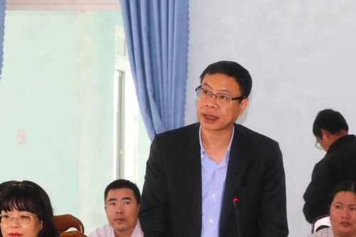 Thứ trưởng Bộ Khoa học và Công nghệ Lê Xuân Định làm việc với huyện Kông Chro