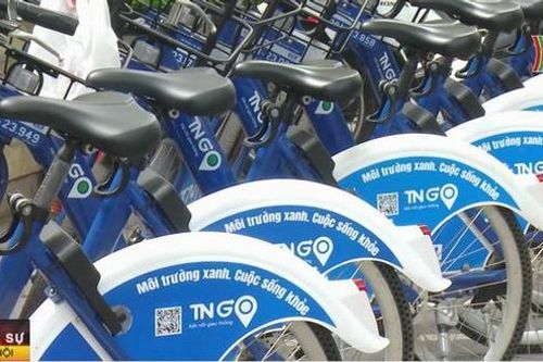 Người dân Hà Nội dần quen đi xe đạp công cộng