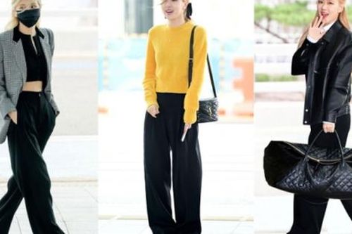 Mê cách Rosé diện quần vải ống rộng vào mùa đông: Cùng 1 kiểu nhưng biến hóa đa dạng, hiếm khi trùng lặp nhàm chán
