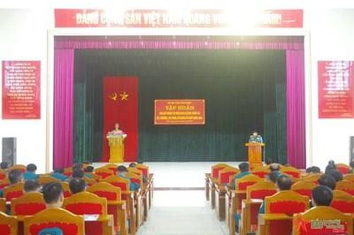 Bộ CHQS tỉnh Tuyên Quang: Khai mạc Lớp tập huấn cán bộ chính trị viên Ban CHQS xã, phường, thị trấn, cơ quan tổ chức năm 2024