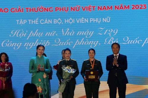 Trung ương Hội Liên hiệp Phụ nữ Việt Nam tổ chức lễ trao Giải thưởng Phụ nữ Việt Nam