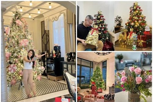 1001 kiểu trang trí nhà đón Giáng sinh của sao Việt