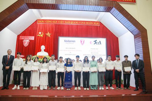 Tổ chức Nhật Bản trao 40 suất học bổng cho sinh viên vượt khó của ĐH Huế