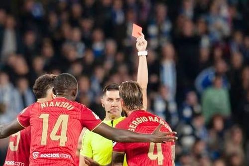 Sergio Ramos 2 lần nhận thẻ đỏ trong 1 trận