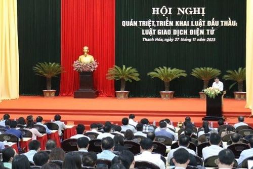 Thanh Hóa: Triển khai Luật Đấu thầu, Luật Giao dịch điện tử
