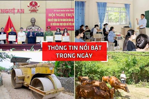 Nghệ An: Thông tin nổi bật ngày 27/11
