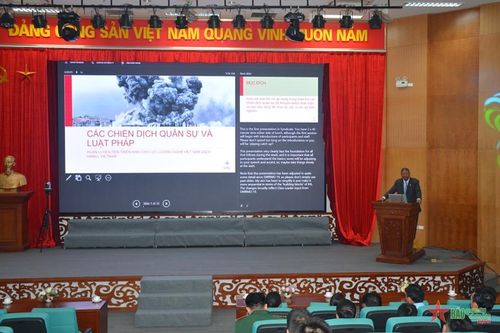 Huấn luyện Luật Nhân đạo quốc tế cho lực lượng gìn giữ hòa bình Việt Nam