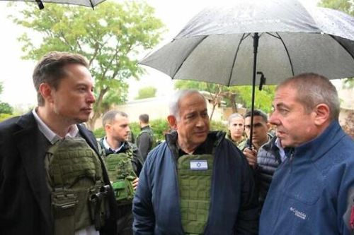 Thủ tướng Israel dẫn tỷ phú Elon Musk tới thăm các thị trấn bị Hamas tấn công