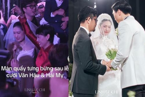 Hai thông gia nhà Văn Hậu và Hải My nhận 'cơn mưa' lời khen bởi những sự tinh tế từ khâu tổ chức tiệc cưới
