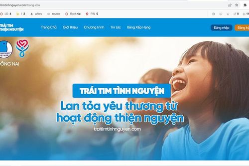 Ra mắt phần mềm quản lý hoạt động tình nguyện
