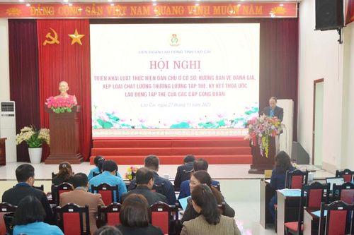 80 cán bộ công đoàn được triển khai Luật Thực hiện dân chủ ở cơ sở năm 2022