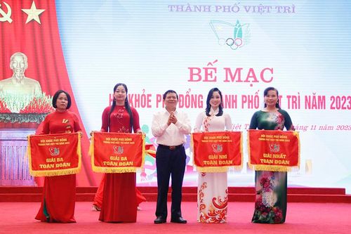 Bế mạc Hội khỏe Phù Đổng thành phố Việt Trì năm 2023