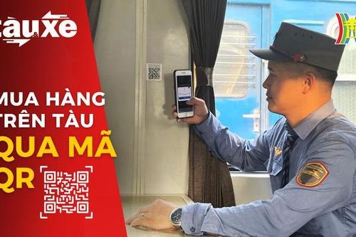 Dễ dàng mua hàng trên tàu qua mã QR