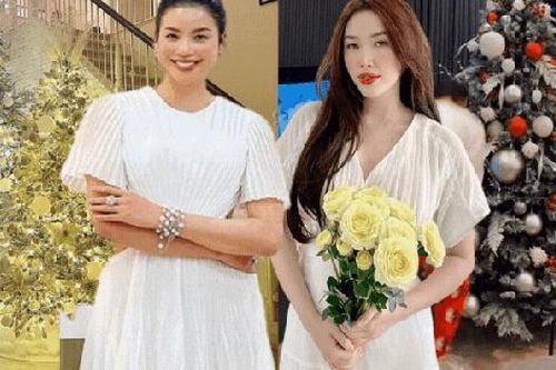 Bảo Thy chiếm spotlight với 'hang đá', Phạm Hương lại ghi dấu ấn với 6 cây thông lớn khi trang trí nhà đón Noel