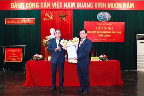 Ông Trần Đức Hoạt được bổ nhiệm làm Chánh Thanh tra thành phố Hà Nội