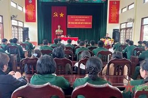 Trung đoàn 726: Hội nghị đối thoại dân chủ quý IV năm 2023