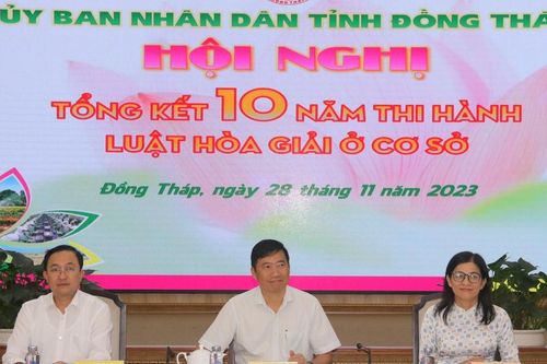 Ấn tượng 10 năm thực hiện Luật Hòa giải ở cơ sở của Đồng Tháp