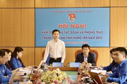Bí thư T.Ư Đoàn Nguyễn Minh Triết kiểm tra công tác Đoàn tại Hưng Yên