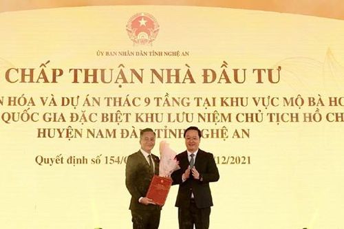 Khởi công 2 dự án tại Khu lưu niệm Chủ tịch Hồ Chí Minh ở Nghệ An