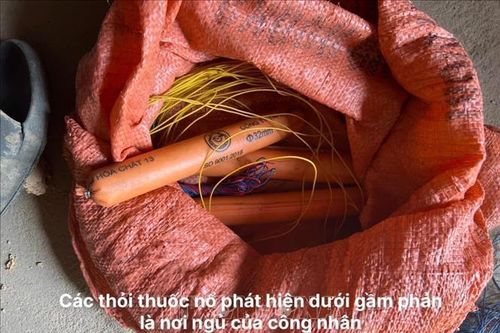 Phát hiện vụ tàng trữ, sử dụng trái phép vật liệu nổ số lượng lớn