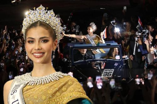Á hậu 1 Miss Universe được o bế như một đại minh tinh: 'Cô ấy là số một trong lòng người Thái'