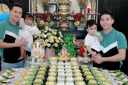 Hà Trí Quang - Thanh Đoàn tổ chức thôi nôi cho cặp song sinh, tiết lộ mong ước giản đơn