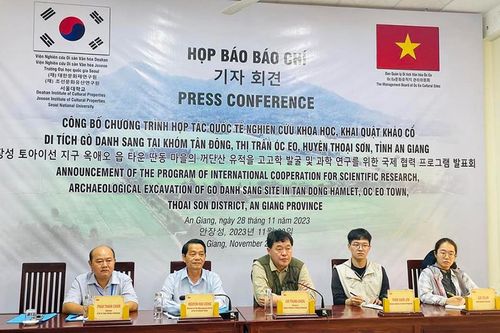 Hợp tác quốc tế nghiên cứu khoa học, khai quật khảo cổ di tích gò Danh Sang