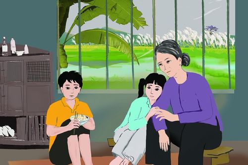 Xôi sắn của bà